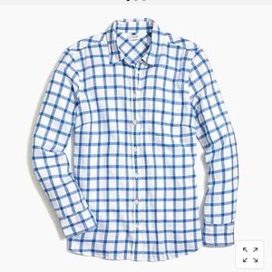 J. Crew women’s flannel button down